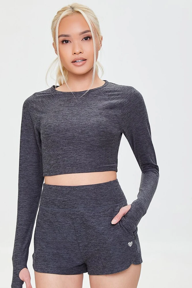 Active Thumbhole Crop Top