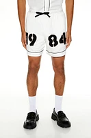 1984 Patch Drawstring Shorts