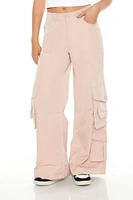 High-Rise Wide-Leg Cargo Pants