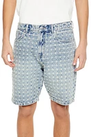 Distressed Denim Shorts