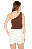 One-Shoulder Crop Top