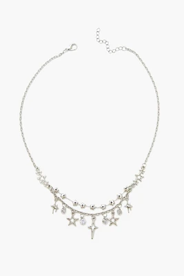 Layered Star Charm Necklace