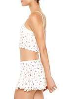 Seamless Rose Lingerie Mini Skirt