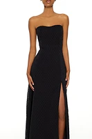 Strapless Clip Dot Maxi Dress