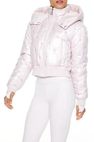 Active Rhinestone Puffer Jacket