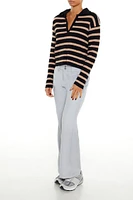 Low-Rise Straight Trouser Pants