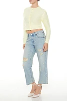 Mid-Rise Cropped Jeans