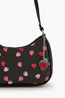 Strawberry Print Shoulder Bag