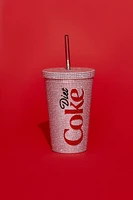 Rhinestone Diet Coke Tumbler Cup