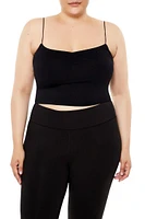 Plus Seamless Cropped Cami