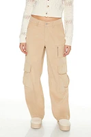 Corduroy Straight Cargo Pants
