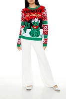 Howdy Holidays Cactus Snowman Sweater