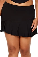 Plus Ponte Pleated Mini Skort