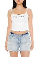 Unhinged Graphic Cropped Cami