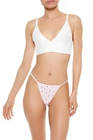 Strawberry G-String Thong Panties