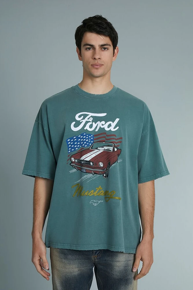 Ford Embroidered Graphic Tee