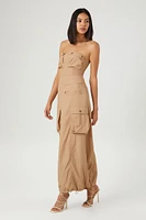 Cargo Tube Maxi Dress