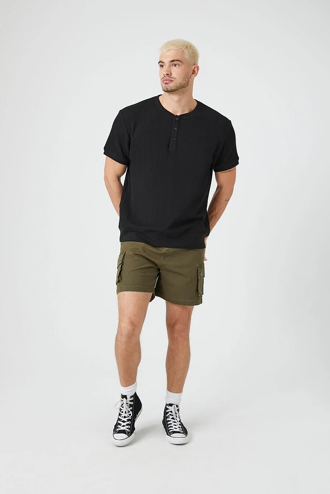 Drawstring Cargo Shorts