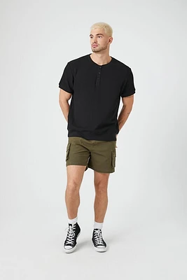 Drawstring Cargo Shorts