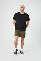 Drawstring Cargo Shorts