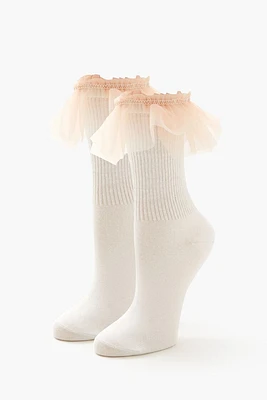 Ruffle-Trim Crew Socks