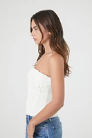 Denim Bustier Tube Top
