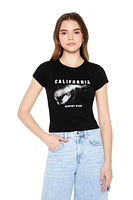 California Graphic Cropped Tee