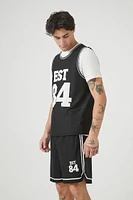 EST84 Graphic Basketball Shorts