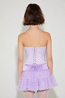 Betsey Johnson Corset Tube Top
