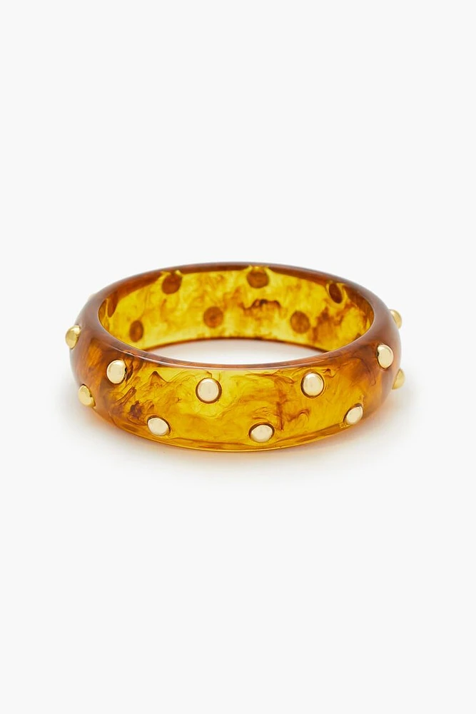 Studded Marble Bangle Bracelet