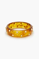 Studded Marble Bangle Bracelet