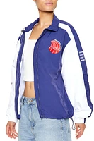 Track & Field Zip-Up Bomber Jacket