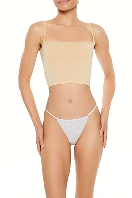 Seamless Lingerie Cropped Cami