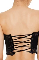 Lingerie Corset Tube Crop Top