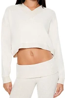 Boxy Cropped Pajama Pullover