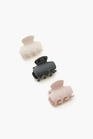 Glossy Claw Hair Clip Set