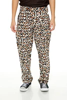 Geo Camo Slim-Fit Pants