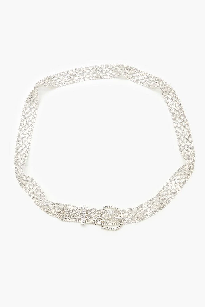 Rhinestone Netted Belt