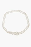 Rhinestone Netted Belt