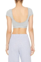 Seamless Scoop-Back Cropped Tee