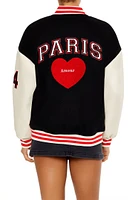 Paris Amour Varsity Jacket