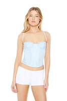 Lace-Trim Sweetheart Corset