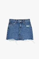 Girls Distressed Denim Skirt (Kids)