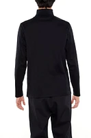 Supima-Blend Turtleneck Top