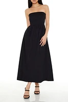 Strapless Maxi A-Line Dress