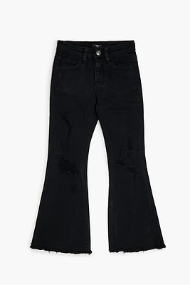 Girls High-Rise Flare Jeans (Kids