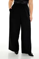 Plus High-Rise Wide-Leg Pants