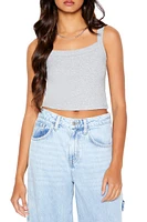 Cropped Thick-Strap Cami