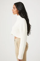 Cropped Turtleneck Sweater