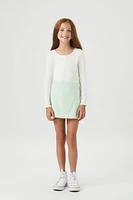 Girls French Terry A-Line Skirt (Kids)